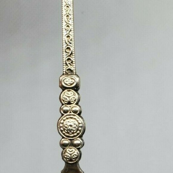 Rare Dragon Embossed Engraved Decorative Spoon - Picture 8 of 16